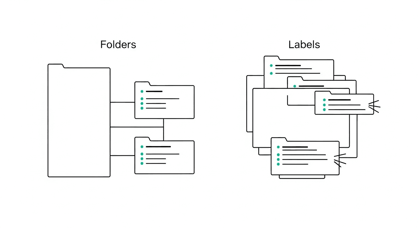 Email Folders vs Labels